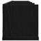 vidaXL Wall Shelf Black oak 100 x 18 x 18 cm Engineered Wood