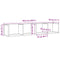 vidaXL Wall Shelf Black oak 100 x 18 x 18 cm Engineered Wood