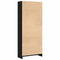 vidaXL Bookcase Black oak 60 x 24 x 143 cm Engineered wood