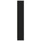 vidaXL Bookcase Black oak 60 x 24 x 143 cm Engineered wood