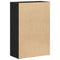 vidaXL Book Cabinet/Room Divider Black Oak 60.5x30x90cm Engineered Wood