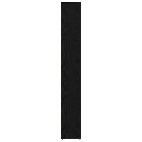 vidaXL Bookcase Black Oak 67x24x161 cm Engineered Wood
