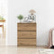 vidaXL Sideboard Artisan Oak 60x35x76 cm Engineered Wood