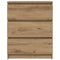vidaXL Sideboard Artisan Oak 60x35x76 cm Engineered Wood