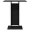 vidaXL Bistro Table Black Oak 60x60x75 cm Engineered Wood