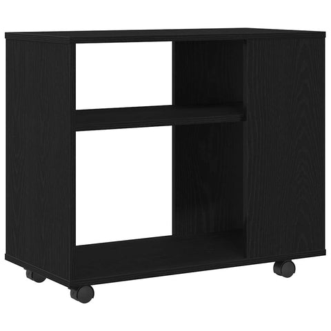 vidaXL Side Table Black Oak 70x35x60 cm Engineered Wood