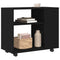 vidaXL Side Table Black Oak 70x35x60 cm Engineered Wood