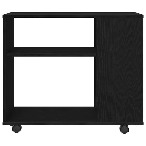 vidaXL Side Table Black Oak 70x35x60 cm Engineered Wood