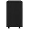 vidaXL Side Table Black Oak 70x35x60 cm Engineered Wood