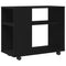vidaXL Side Table Black Oak 70x35x60 cm Engineered Wood