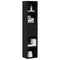 vidaXL Book Cabinet Black oak 36 x 30 x 171 cm Engineered Wood