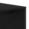 vidaXL Black Oak Nesting Tables - 100x48x40 cm - Made from Engineered Wood