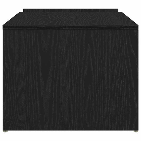 vidaXL Coffee Table Black Oak 90 x 45 x 35 cm Engineered Wood
