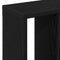 vidaXL Wall Shelf Black Oak 45x16x45 cm Engineered Wood