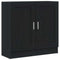 vidaXL Book Cabinet Black oak 82.5 x 30.5 x 80 cm Engineered wood