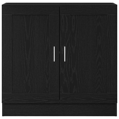 vidaXL Book Cabinet Black oak 82.5 x 30.5 x 80 cm Engineered wood