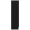 vidaXL Book Cabinet Black oak 82.5 x 30.5 x 115 cm Engineered wood