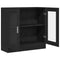 vidaXL Book Cabinet Black oak 82.5 x 30.5 x 80 cm Engineered Wood