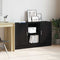 vidaXL Sideboard Black 120 x 30.5 x 70 cm Engineered wood