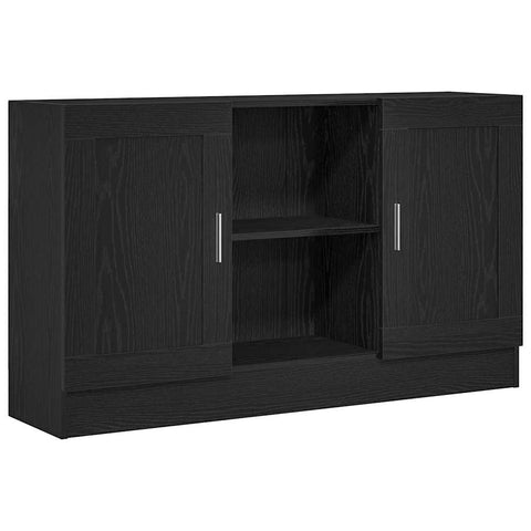 vidaXL Sideboard Black 120 x 30.5 x 70 cm Engineered wood
