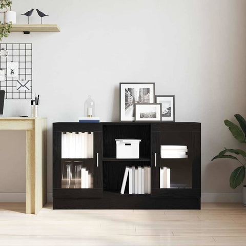 vidaXL Sideboard Black 120 x 30.5 x 70 cm Engineered wood