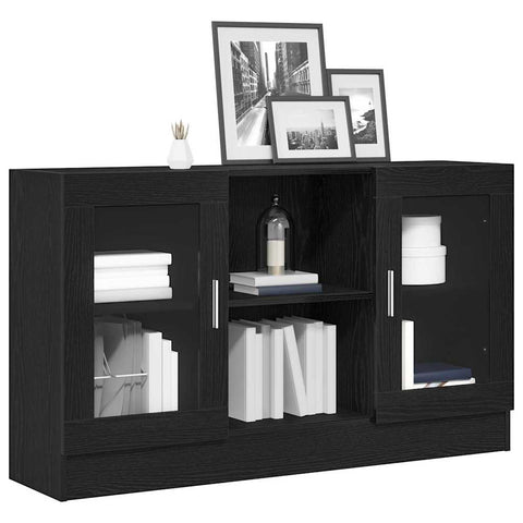 vidaXL Sideboard Black 120 x 30.5 x 70 cm Engineered wood