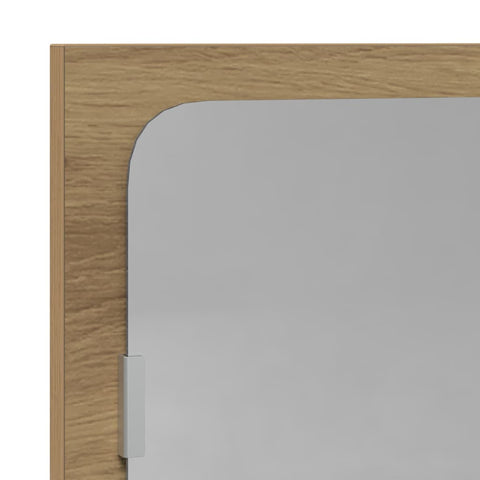 vidaXL Mirror Shelf Artisan oak 90 x 10.5 x 37 cm Engineered Wood