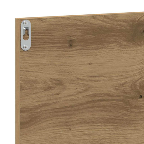 vidaXL Mirror Shelf Artisan oak 90 x 10.5 x 37 cm Engineered Wood