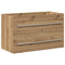 vidaXL Bathroom Sink Cabinet Artisan Oak 80x38.5x48 cm Engineered Wood