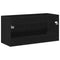 vidaXL Bathroom Sink Cabinet Black Oak 100x38.5x48 cm Engineered Wood