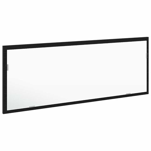 vidaXL LED Bathroom Mirror Black oak 100 x 8.5 x 37 cm Engineered Wood