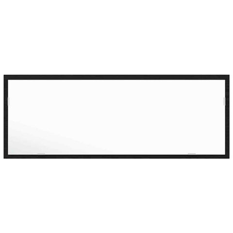 vidaXL LED Bathroom Mirror Black oak 100 x 8.5 x 37 cm Engineered Wood