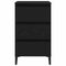 vidaXL Bedside Cabinet Black oak 40 x 35 x 69 cm Engineered wood