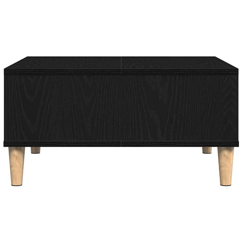 vidaXL Coffee Table Black oak 60 x 60 x 30 cm Engineered wood