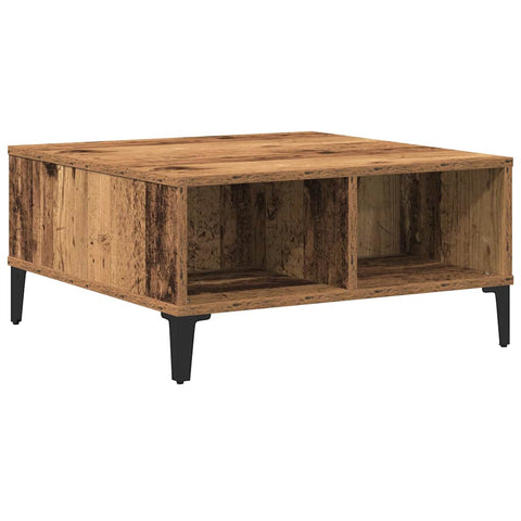 vidaXL Coffee Table Old wood 60 x 60 x 30 cm Engineered wood
