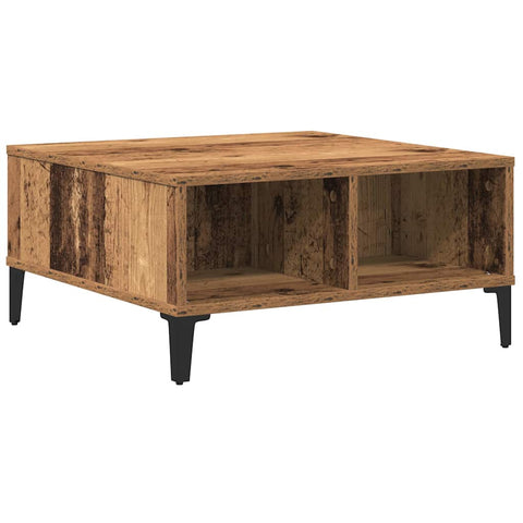 vidaXL Coffee Table Old wood 60 x 60 x 30 cm Engineered wood