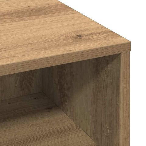 vidaXL Coffee Table Artisan oak 60 x 60 x 30 cm Engineered wood