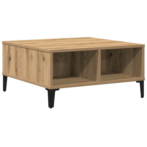 vidaXL Coffee Table Artisan oak 60 x 60 x 30 cm Engineered wood