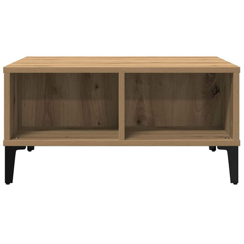 vidaXL Coffee Table Artisan oak 60 x 60 x 30 cm Engineered wood