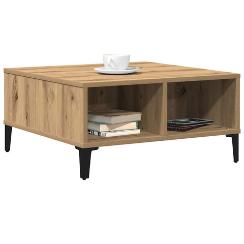 vidaXL Coffee Table Artisan oak 60 x 60 x 30 cm Engineered wood