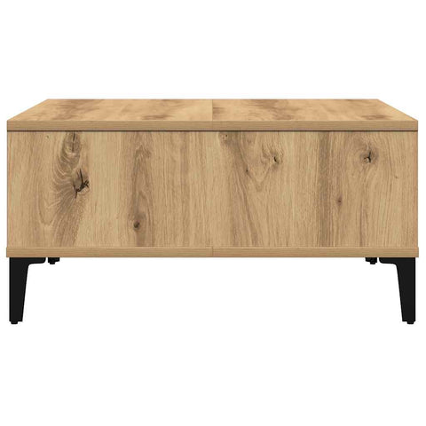 vidaXL Coffee Table Artisan oak 60 x 60 x 30 cm Engineered wood