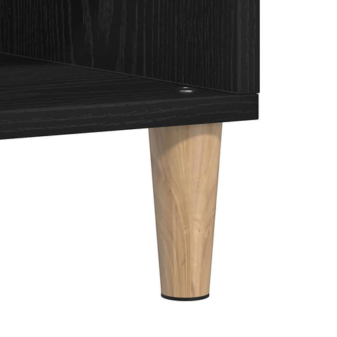 vidaXL Sideboard Black oak 103.5 x 35 x 70 cm Engineered Wood