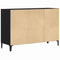 vidaXL Sideboard Black 103.5 x 35 x 70 cm Engineered wood