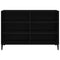 vidaXL Sideboard Black 103.5 x 35 x 70 cm Engineered wood