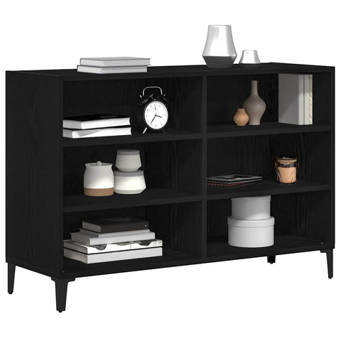 vidaXL Sideboard Black 103.5 x 35 x 70 cm Engineered wood