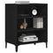 vidaXL Sideboard Black oak 57 x 35 x 70 cm Engineered Wood