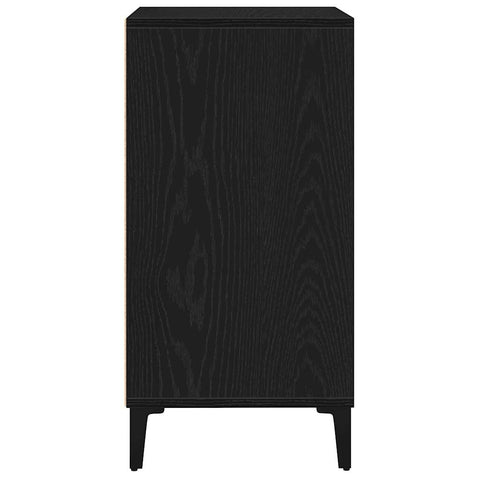 vidaXL Sideboard Black oak 57 x 35 x 70 cm Engineered Wood