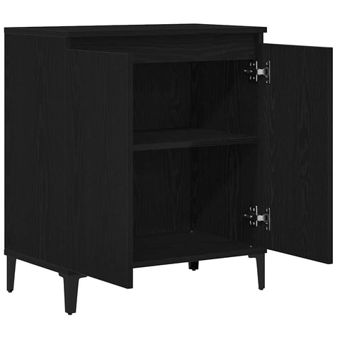 vidaXL Sideboard Black 60 x 35 x 70 cm Engineered wood