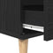 vidaXL Sideboard with Drawer Black Oak 60 x 35 x 70 cm Engineered wood