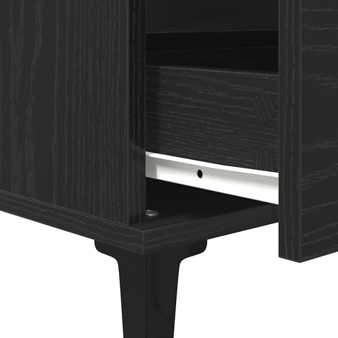 vidaXL Sideboard Black Oak 60x35x70 cm Engineered Wood